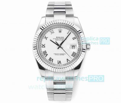 DD Factory Swiss Rolex Datejust II 904L Stainless Steel 41MM White Roman Watch